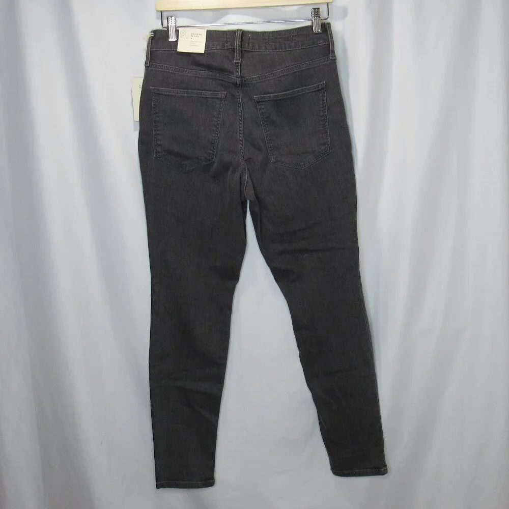 Universal Thread Women's High - Rise Skinny Denim Jeans Dark Gray Size 8Reg - Picture 2 of 8